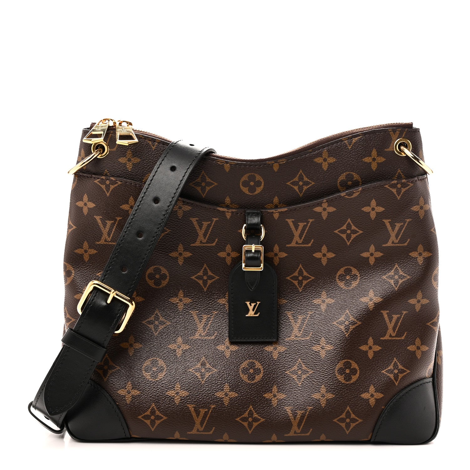 Louis Vuitton Monogram Odeon MM Black 1 of 9