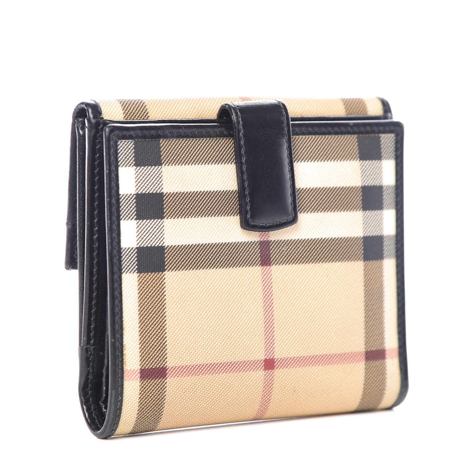 Burberry House Check Compact Wallet Black 3 of 8