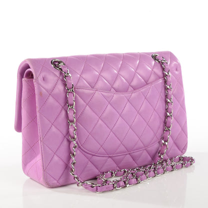 Chanel Lambskin Quilted Medium Double Flap Pink 3 of 15
