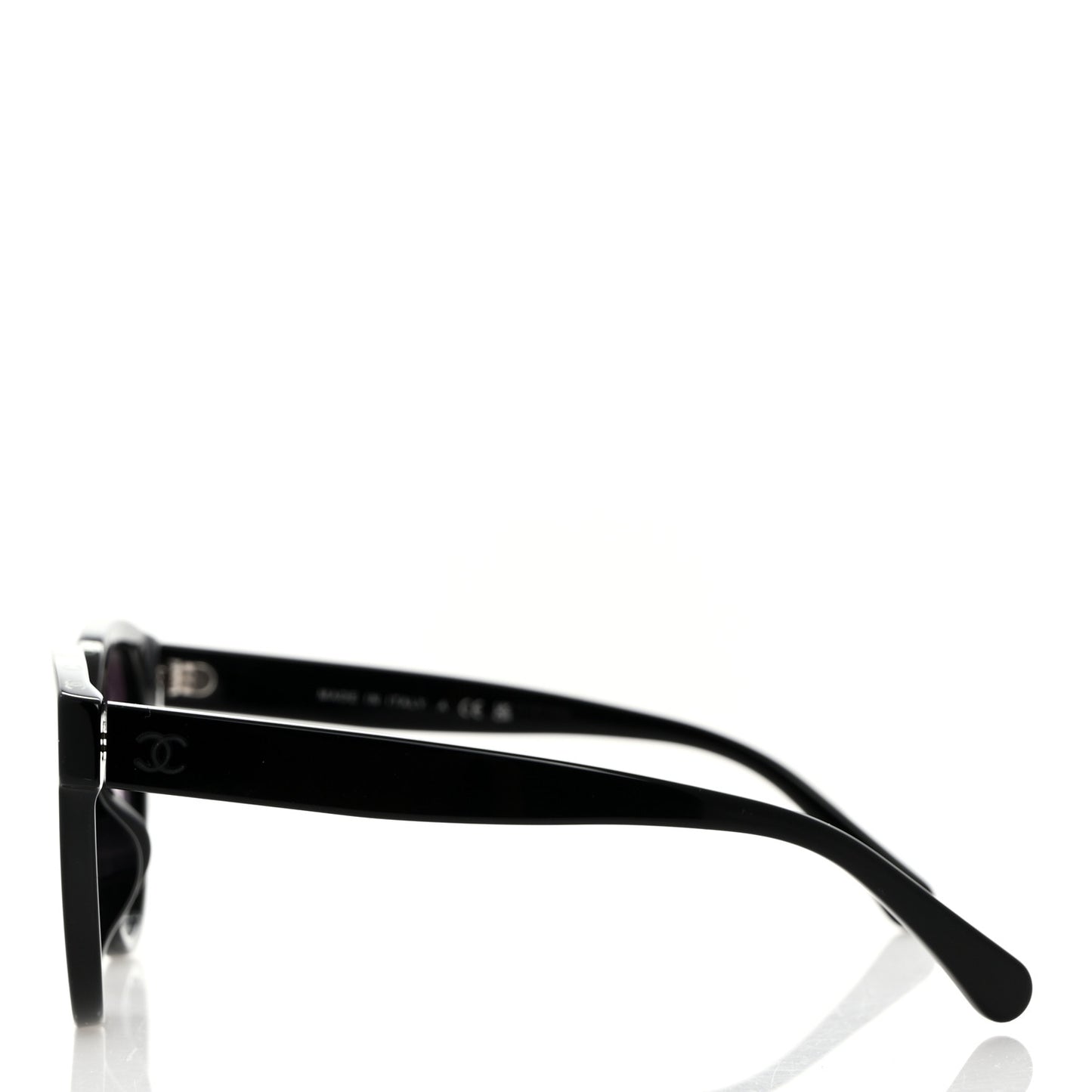 Acetate CC Butterfly Sunglasses 5414-A Black Green