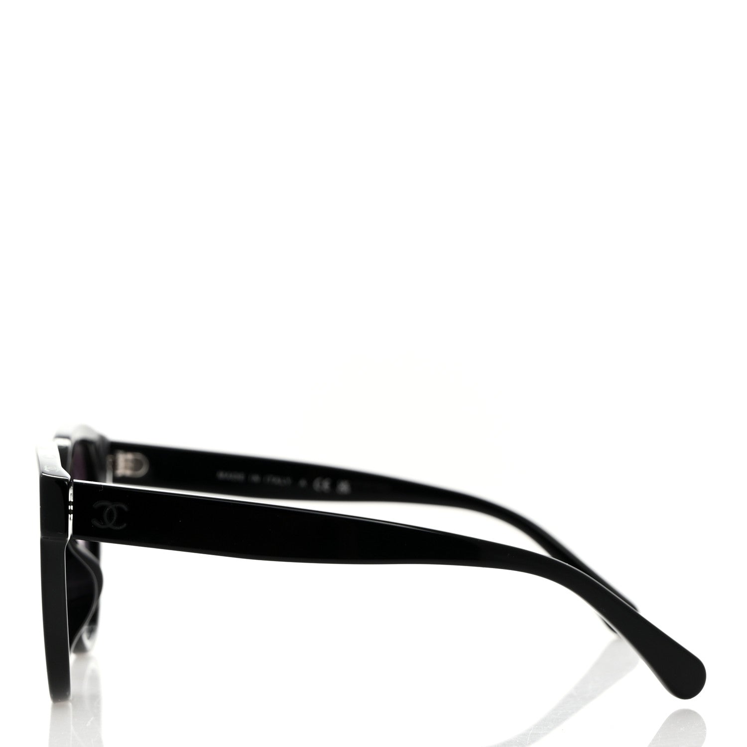 Chanel Acetate CC Butterfly Sunglasses 5414-A Black Green 3 of 7