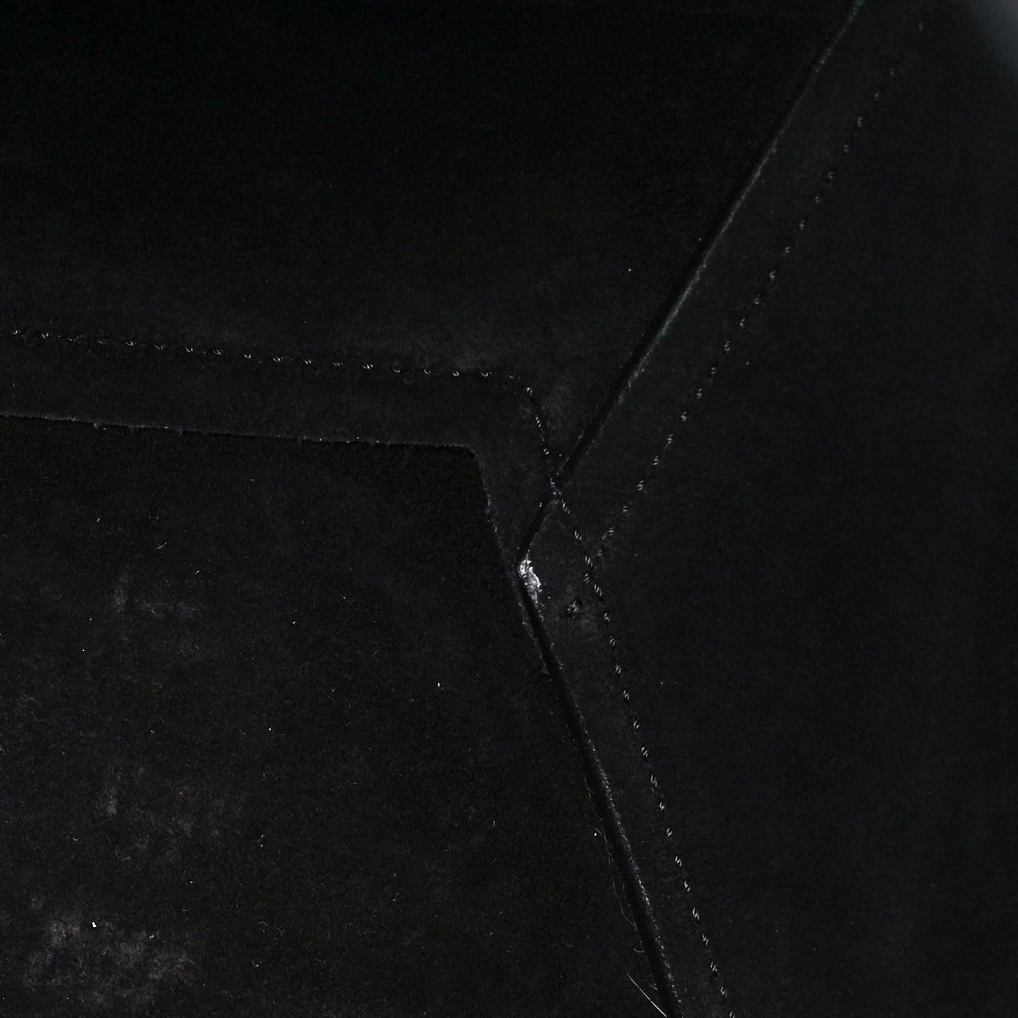Soft Grained Calfskin Sangle Bucket Bag Black
