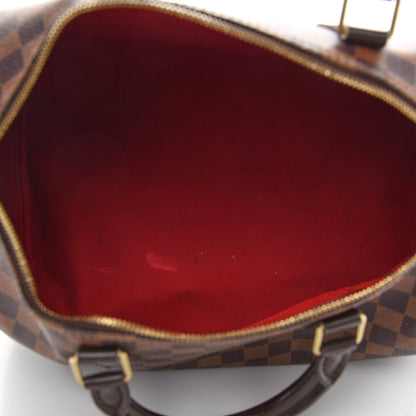 Louis Vuitton Damier Ebene Speedy 35 5 of 10