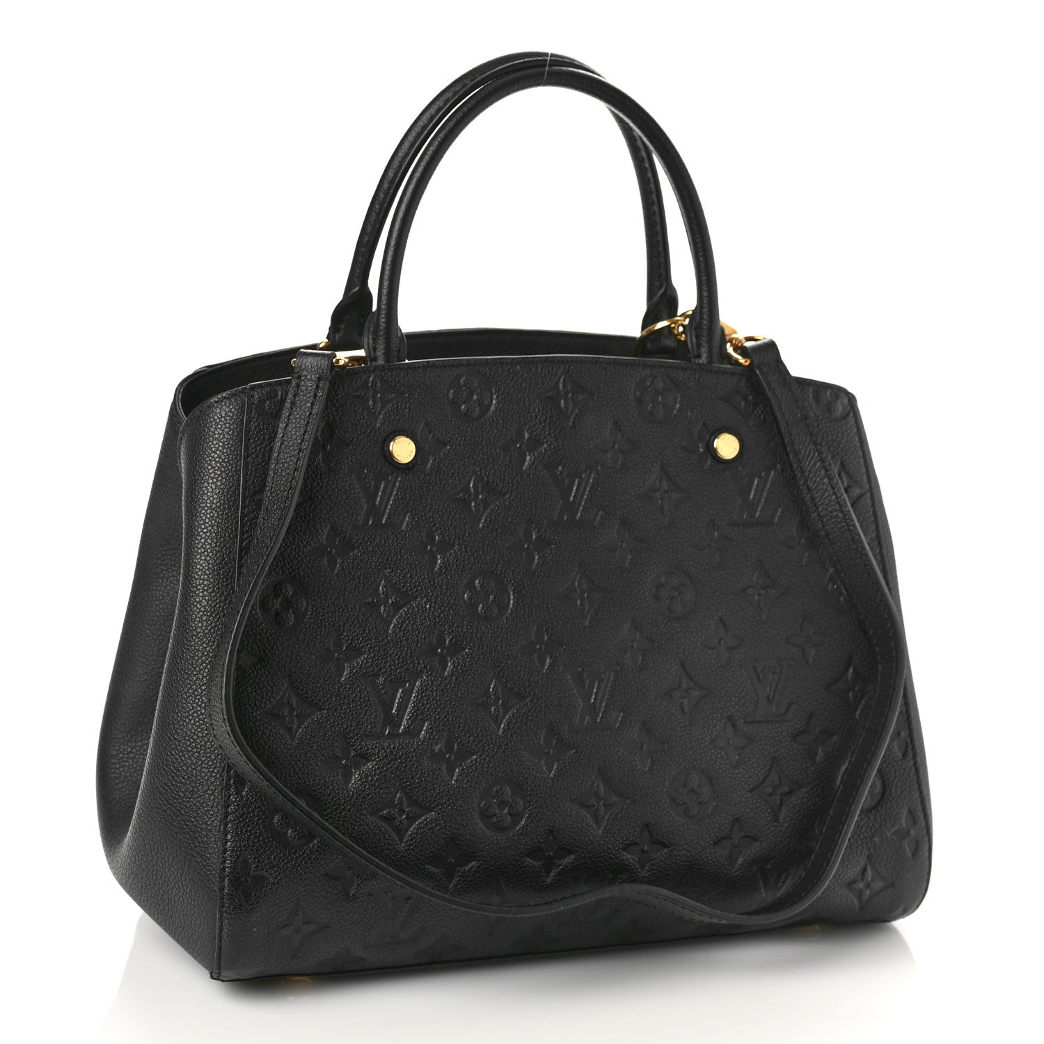 Louis Vuitton Empreinte Montaigne MM Black 3 of 12