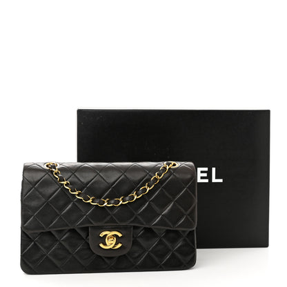 Chanel Lambskin Quilted Small Double Flap Black 11 of 11