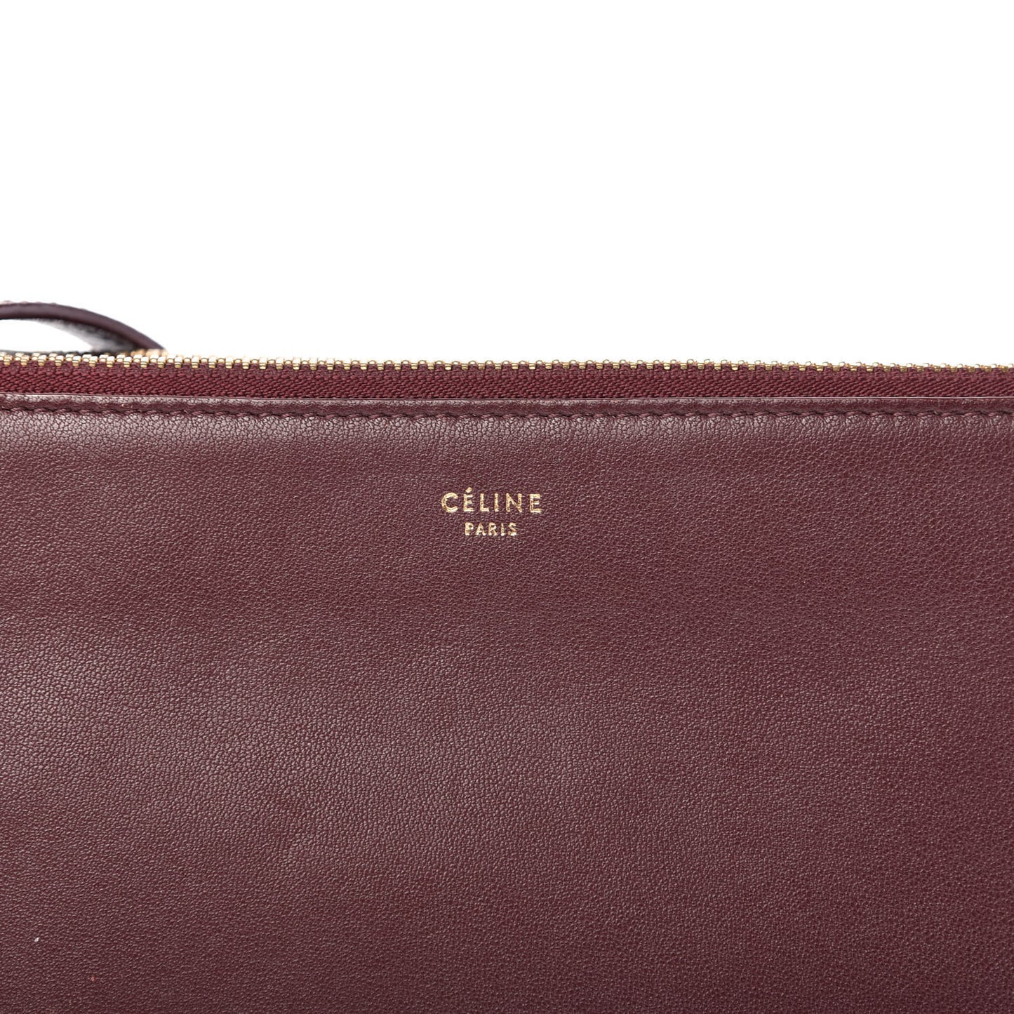 Lambskin Large Trio Crossbody Bag Burgundy