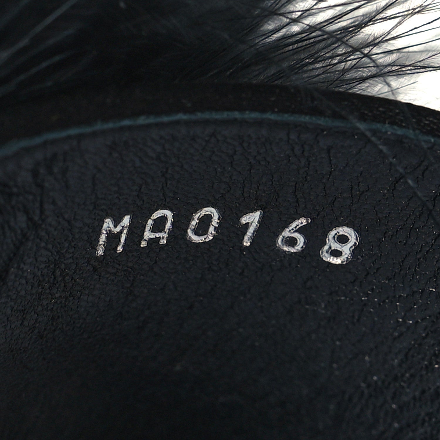 Louis Vuitton Fur Crystal LV Marilyn Mule 36 Black 6 of 9