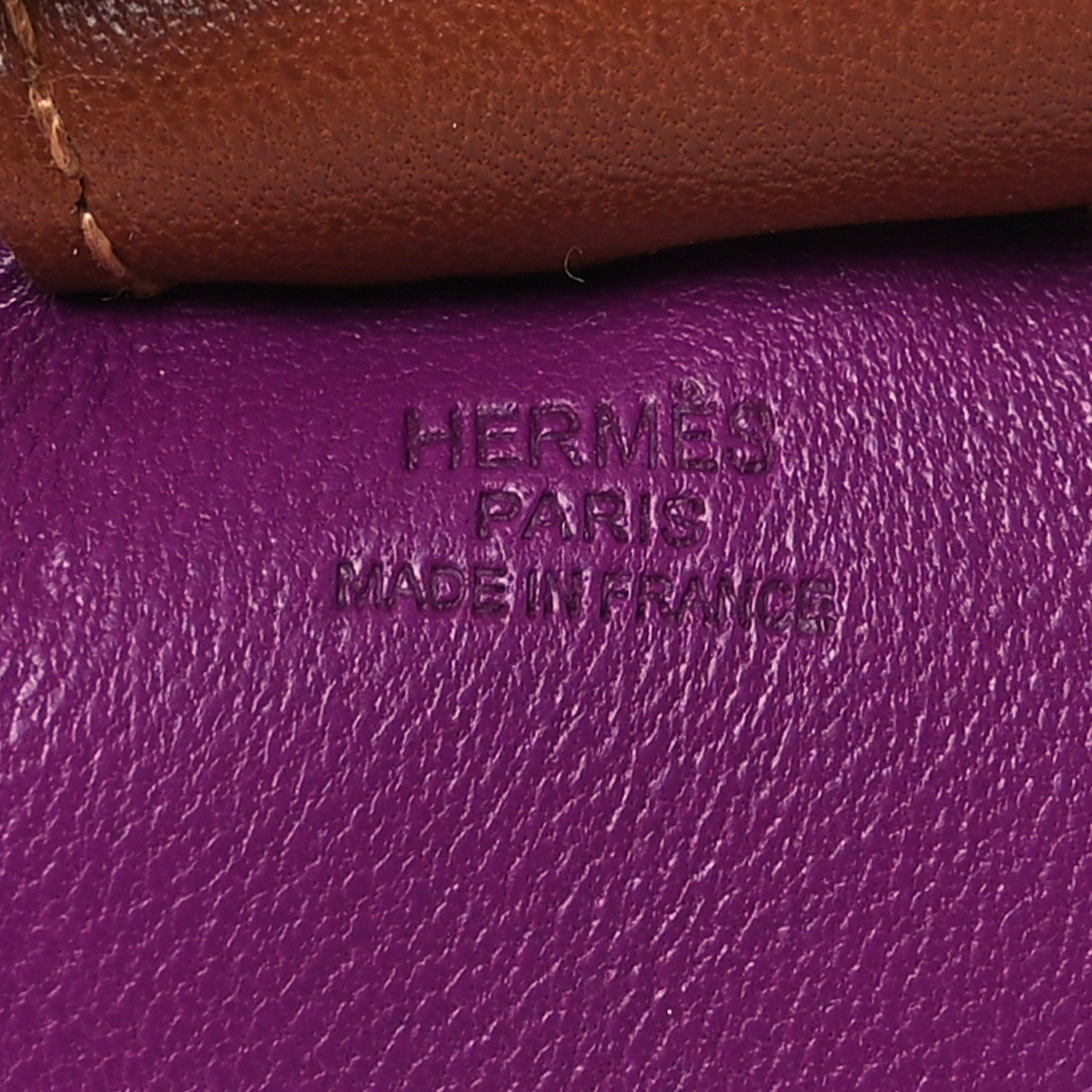Hermes Milo Lambskin Grigri Rodeo Horse Bag Charm GM Anemone Bleu Izmir Fauve 3 of 3