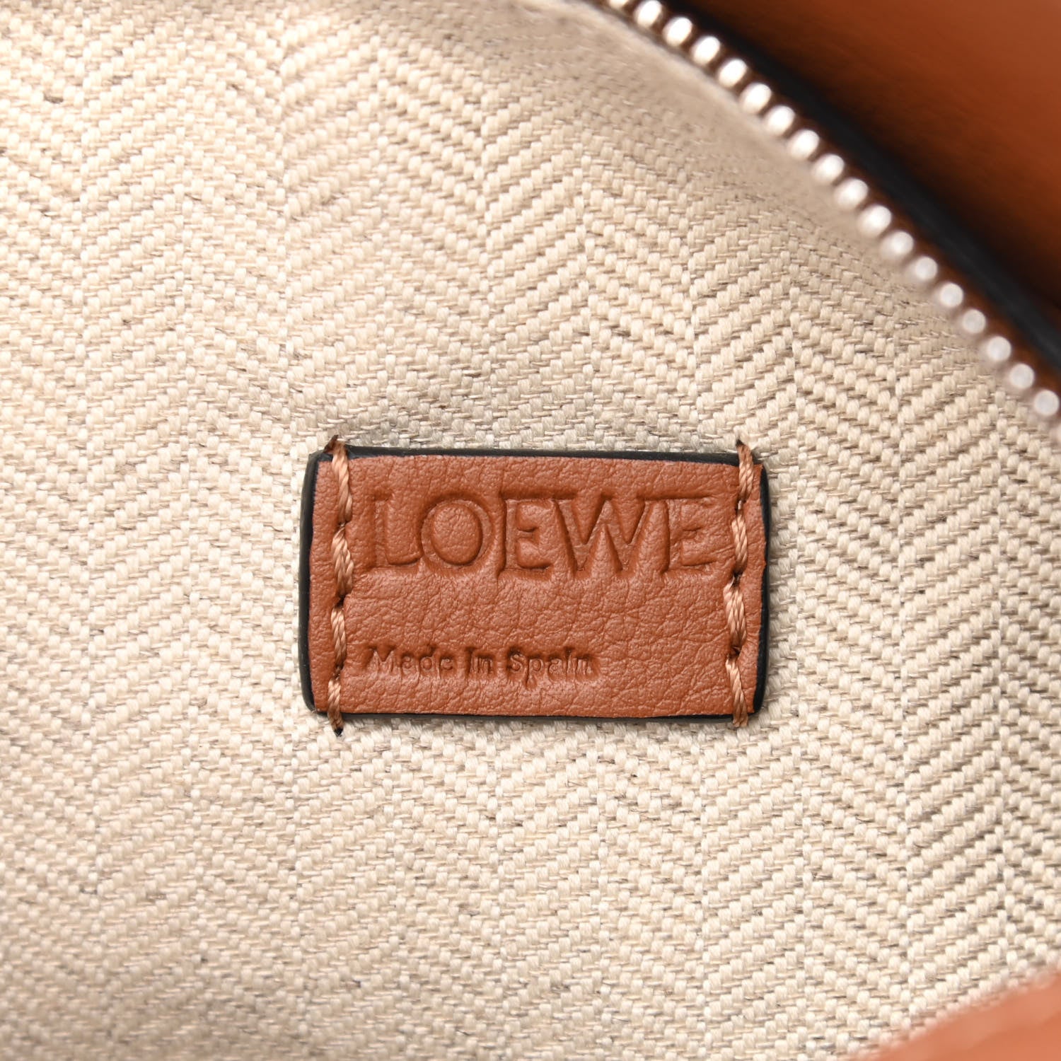 Loewe Calfskin Mini Puzzle Bag Tan 6 of 10