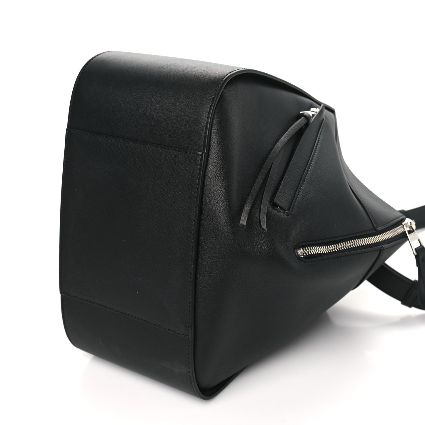 Calfskin Small Hammock Shoulder Bag Black