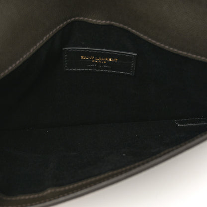 Saint Laurent Grain De Poudre Uptown Pouch Pebble 5 of 7