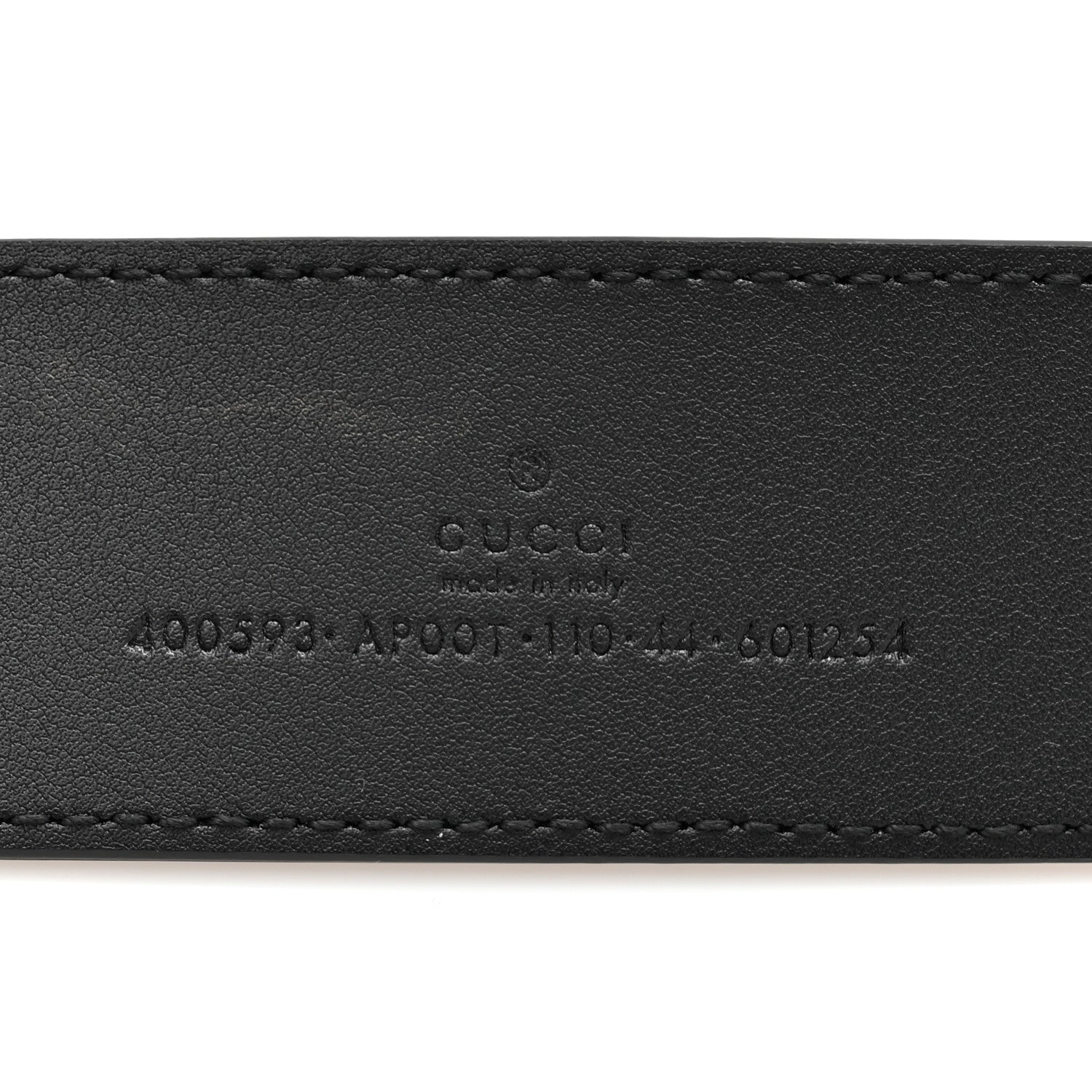Gucci Calfskin Double G 40mm Belt 110 44 Black 3 of 5