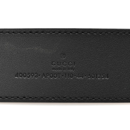 Gucci Calfskin Double G 40mm Belt 110 44 Black 3 of 5