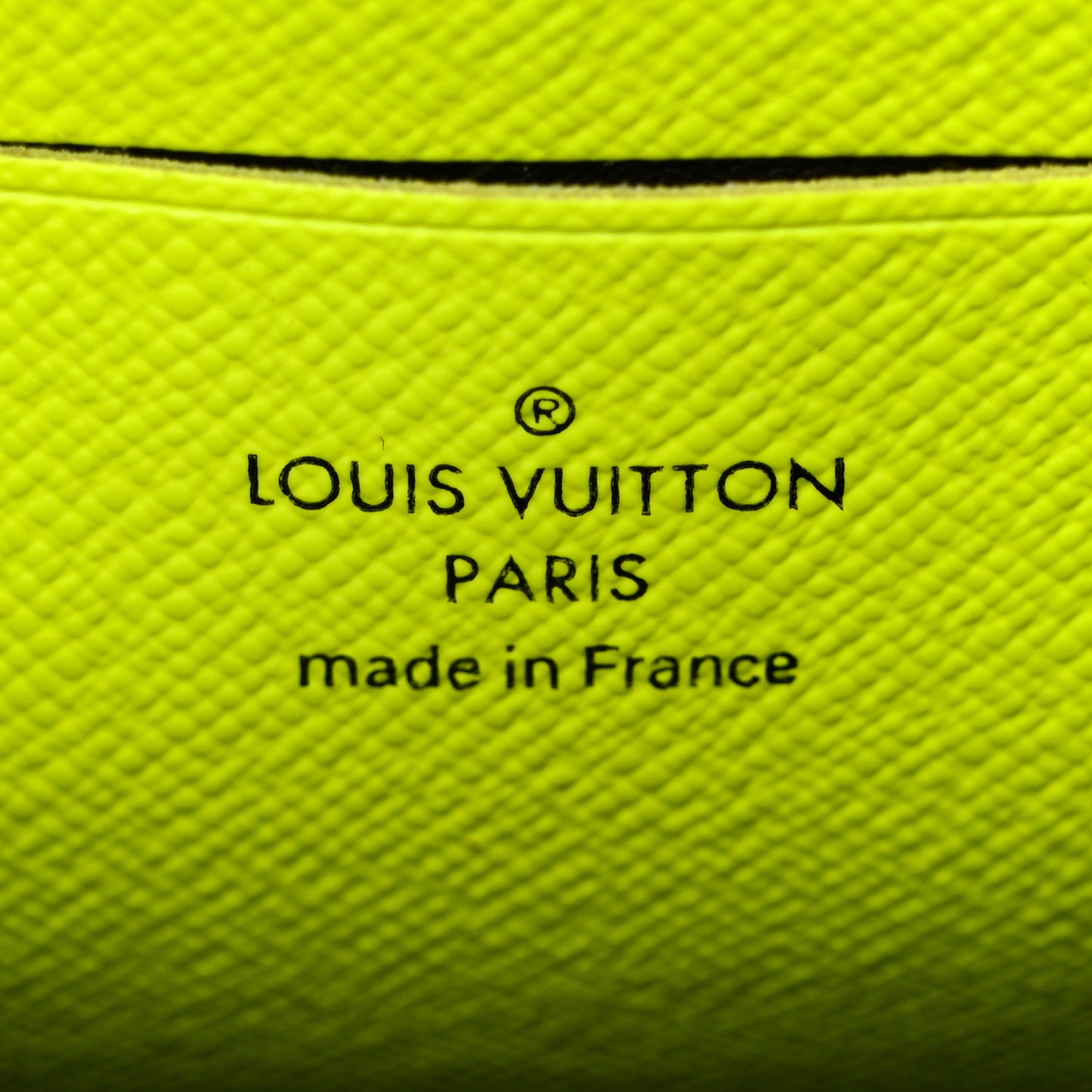Monogram Macassar Christopher Wearable Wallet Fluorescent Yellow