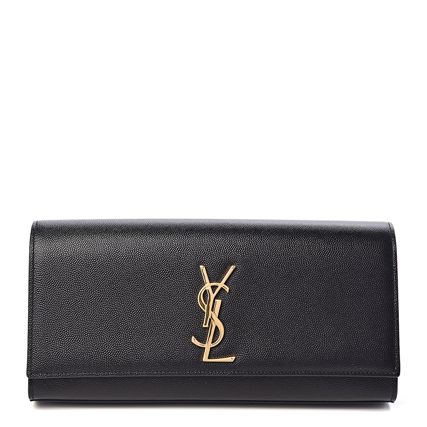 Grain De Poudre Monogram Cassandre Clutch Black