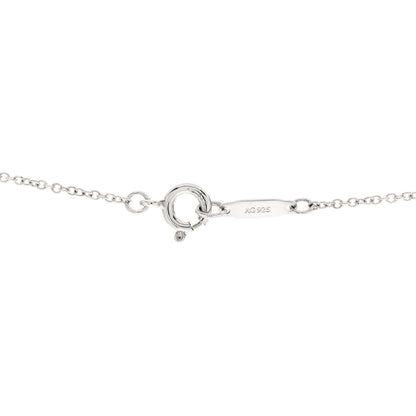 Tiffany Sterling Silver Small Bow Pendant Necklace 4 of 5