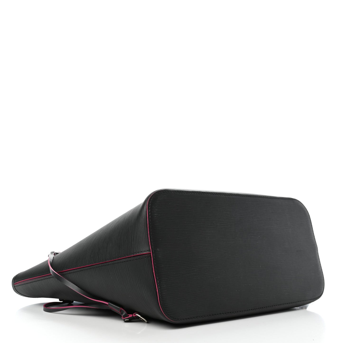 Epi Neverfull MM Black Hot Pink