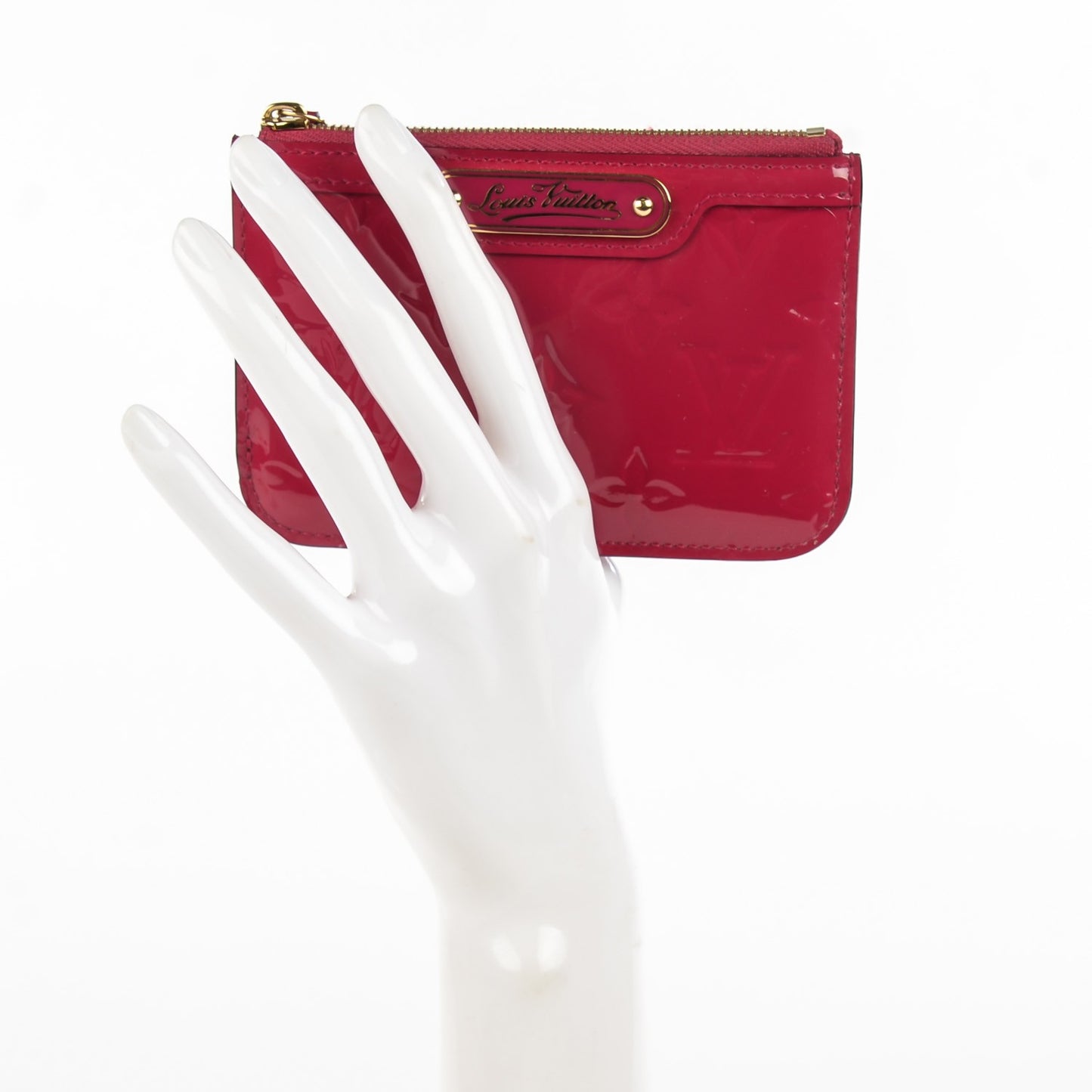 Vernis Key Pouch Rose Indien