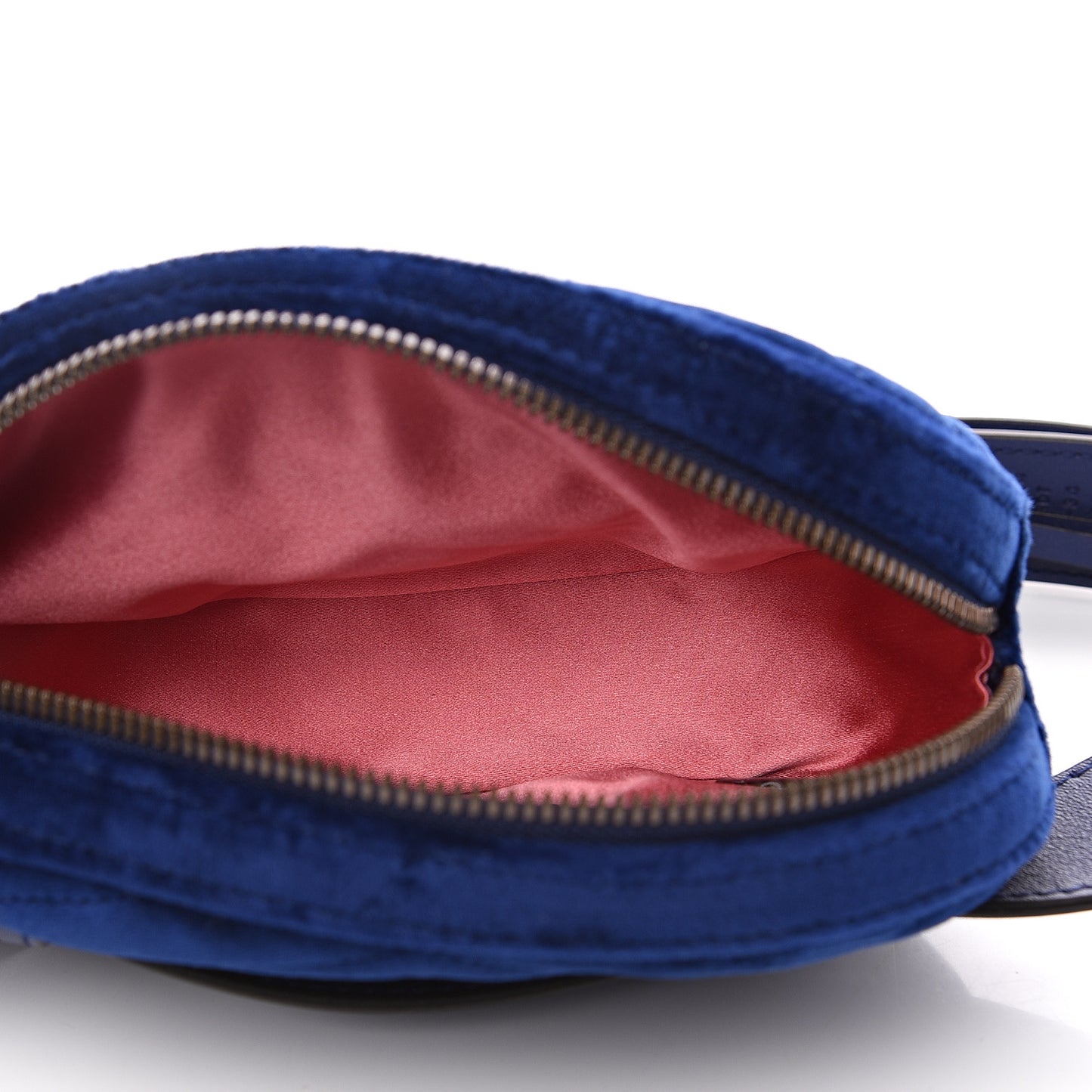 Velvet Matelasse GG Marmont Belt Bag 85 34 Cobalt Blue