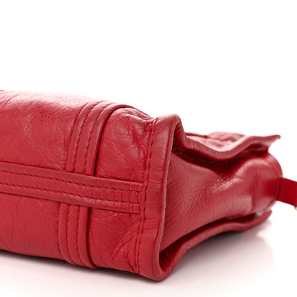 Balenciaga Agneau Arena XXS Bazar Shopper Tote Rouge Cardinal 10 of 11