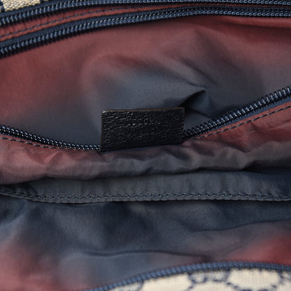 Gucci Monogram Web Large Diaper Tote Navy 6 of 13