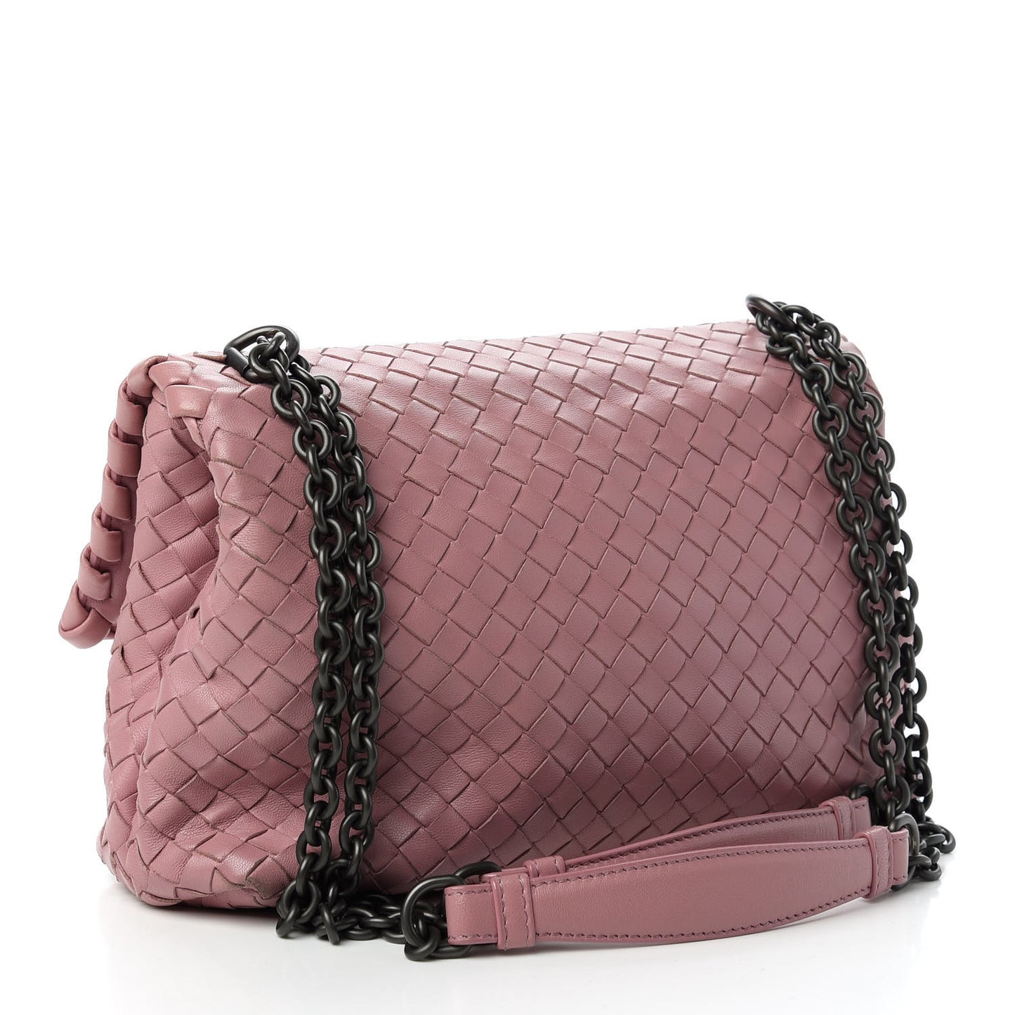 Nappa Intrecciato Small Olimpia Shoulder Bag Watteau