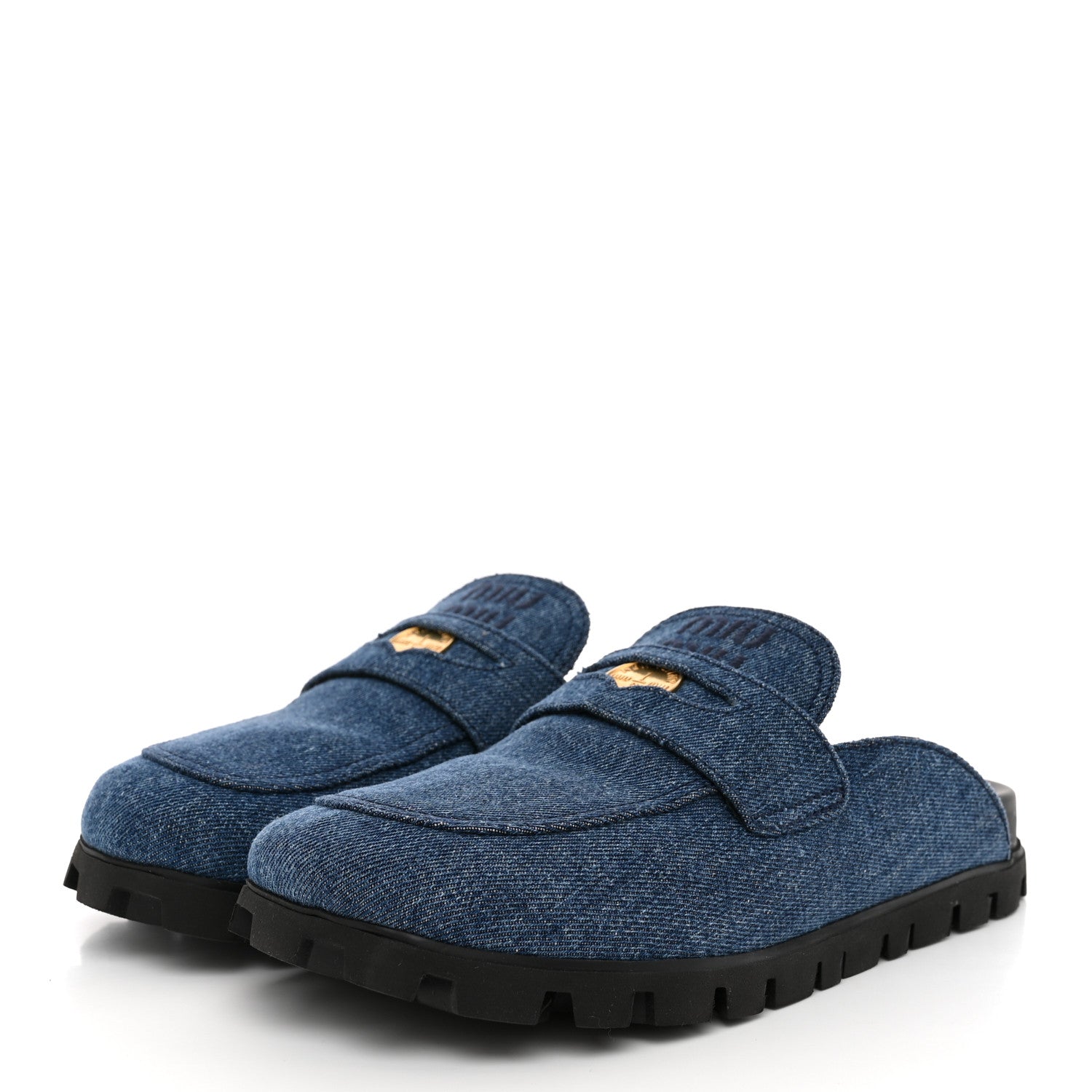 Miu Miu Denim Mules 37.5 Denim 4 of 10