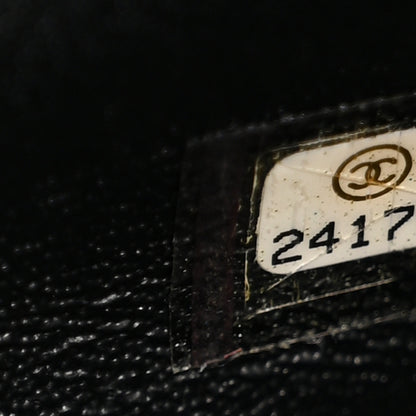 Chanel Crumpled Calfskin Quilted Mini Square Flap So Black 7 of 10