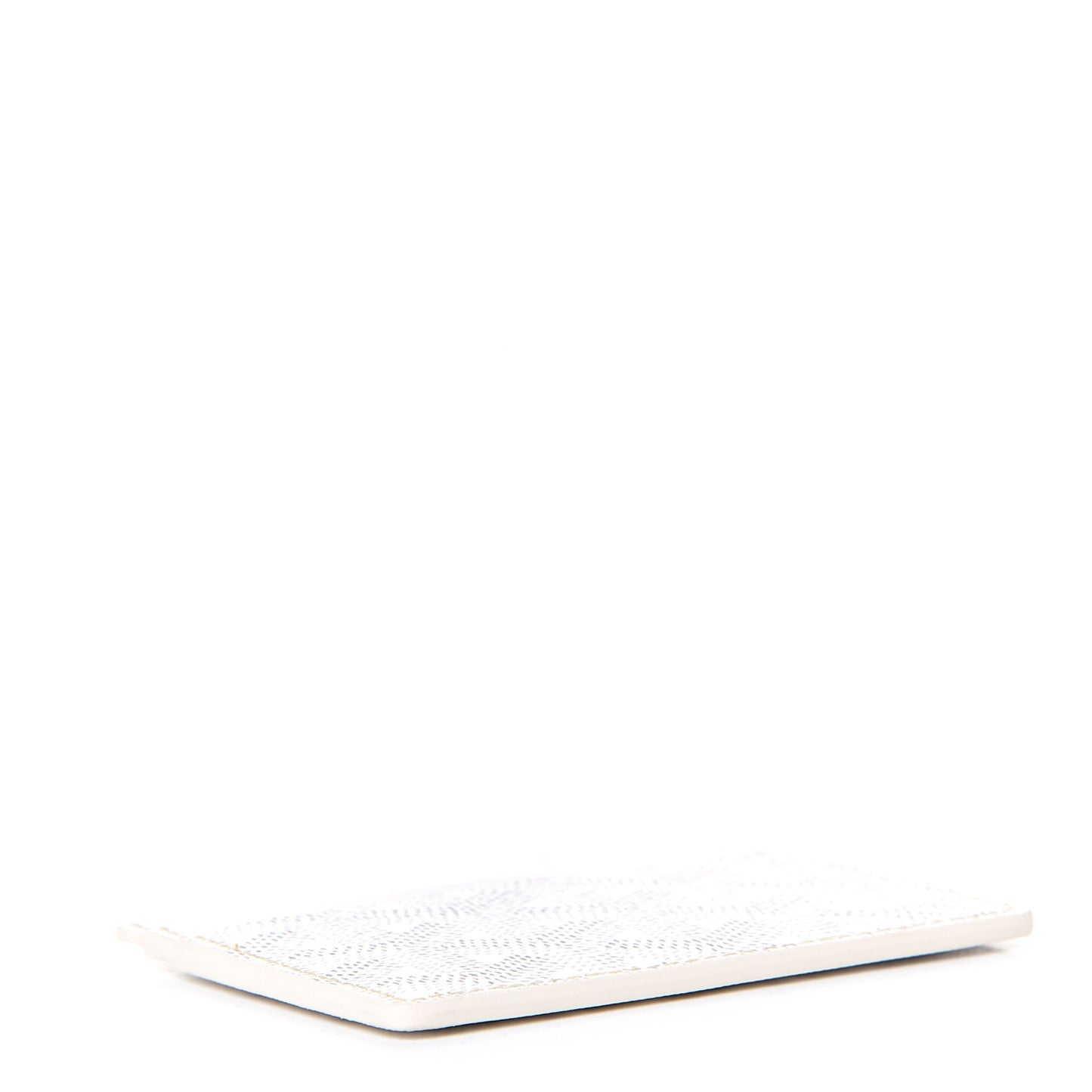 Goyardine Saint Sulpice Card Holder White