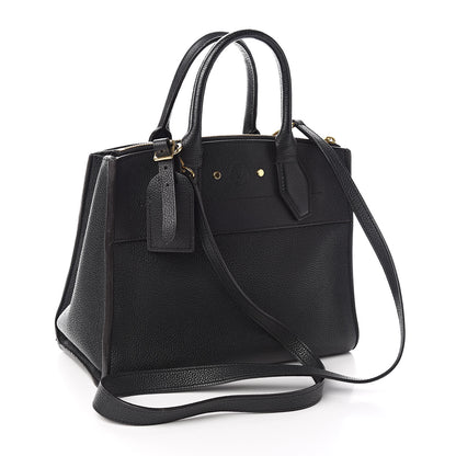 Louis Vuitton Taurillon City Steamer PM Black 3 of 12