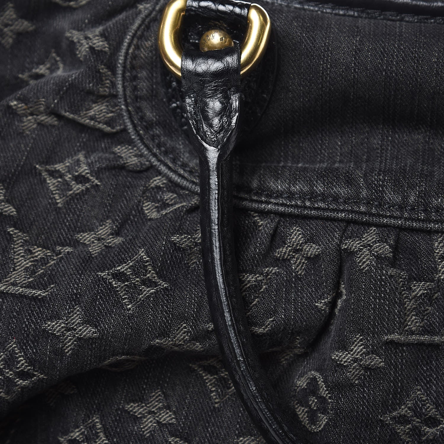 Louis Vuitton Denim Neo Cabby GM Black 12 of 14