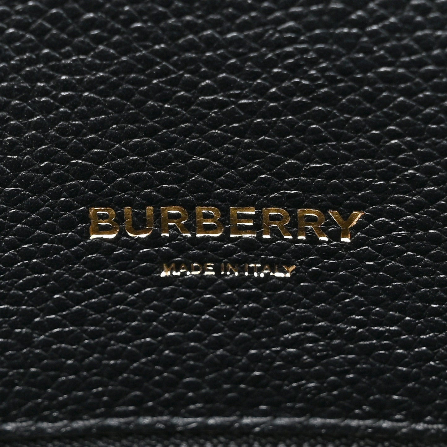 Grainy Calfskin Mini Two Handle Title Bag Black