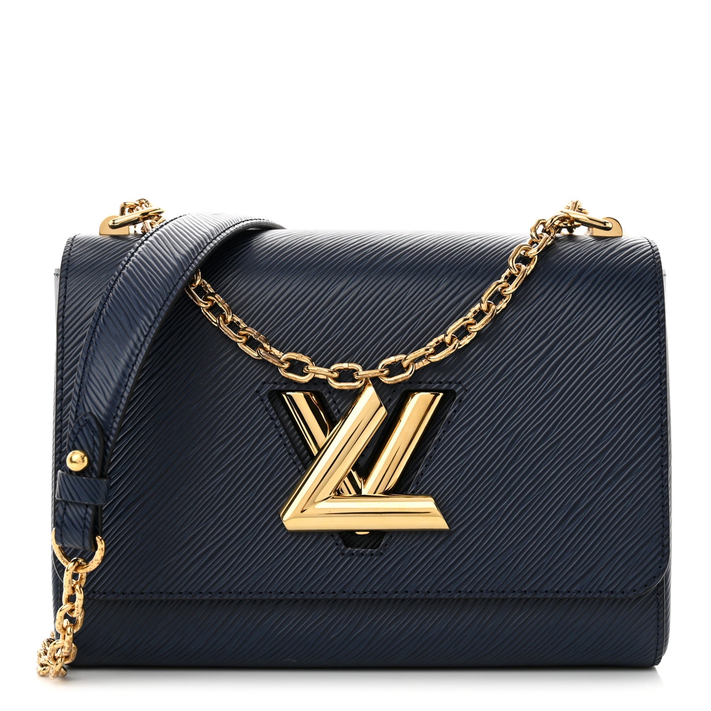 Epi Twist Shoulder Bag MM Indigo