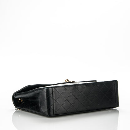 Chanel Lambskin Quilted XL Jumbo Single Flap Black 4 of 8