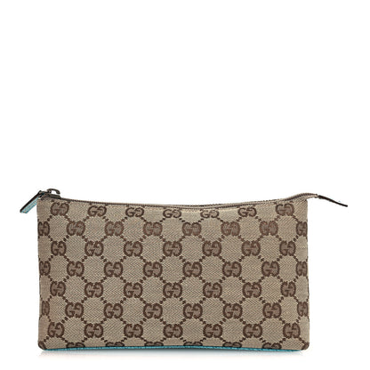 Gucci Monogram GG Cosmetic Case Turquoise 1 of 11