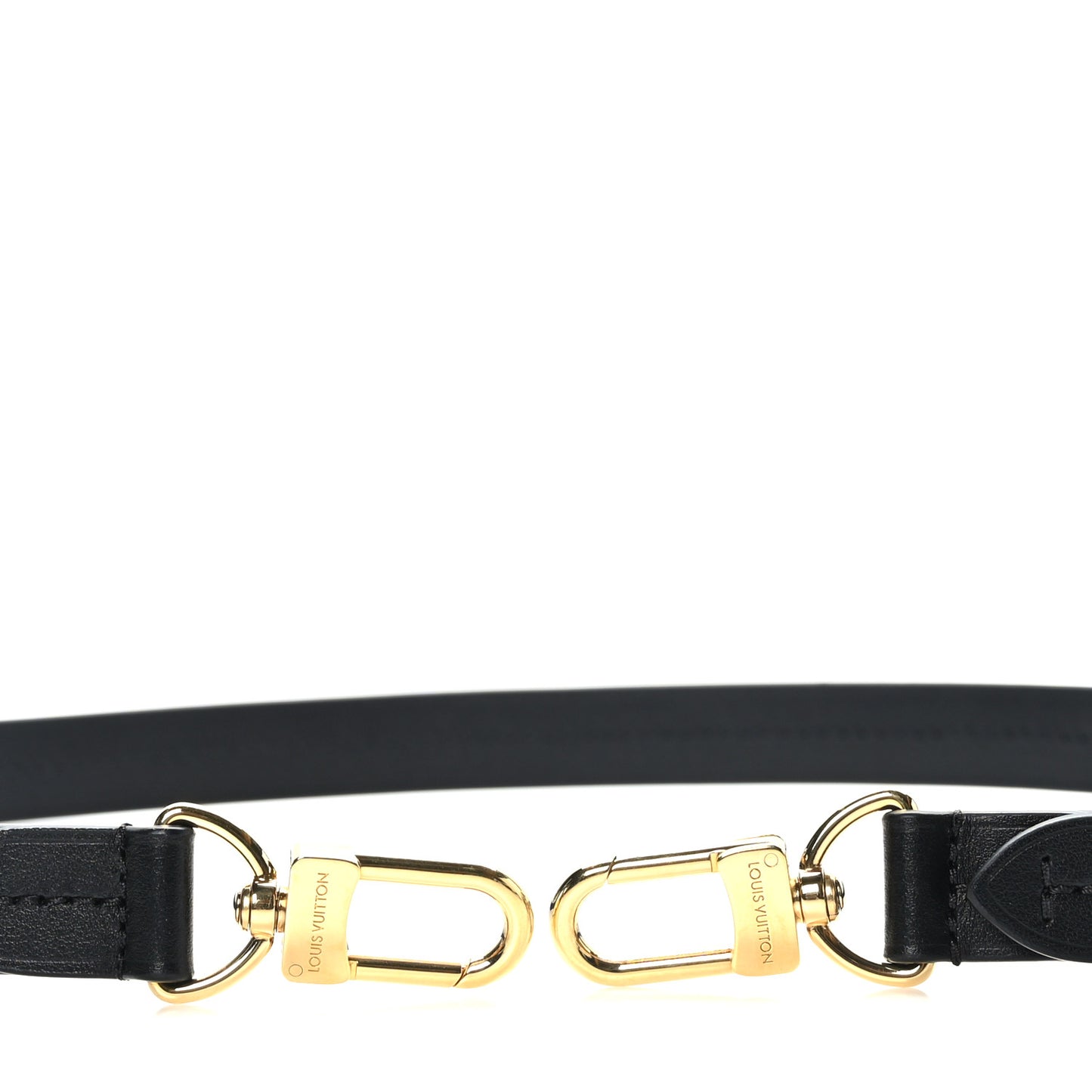 Calfskin 16mm Adjustable Shoulder Strap Black
