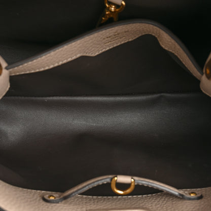 Louis Vuitton Taurillon Capucines PM Galet 7 of 17