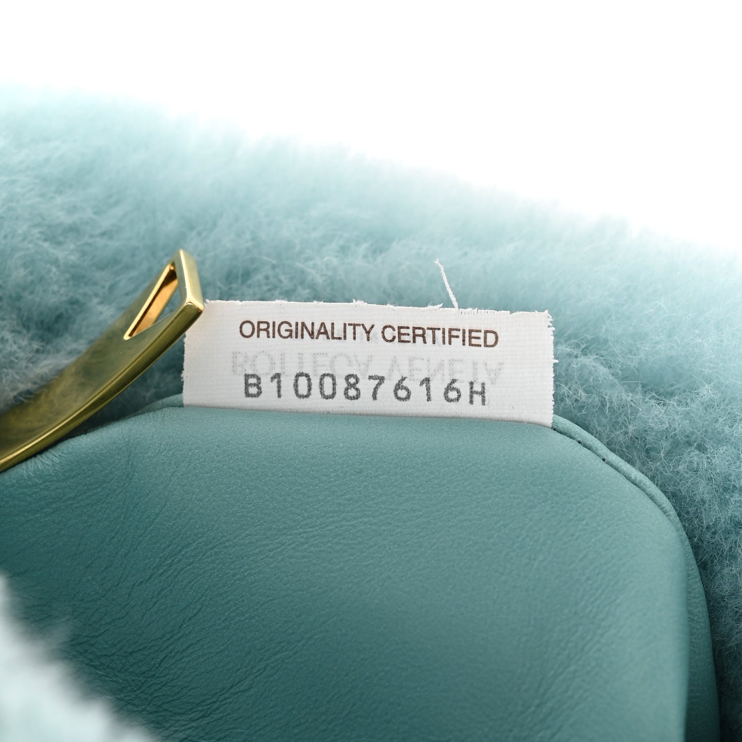 Shearling Mini Jodie Pale Blue