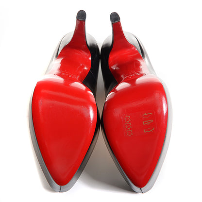 Christian Louboutin Kid Daffodile 160 Pumps 36 Black 4 of 5