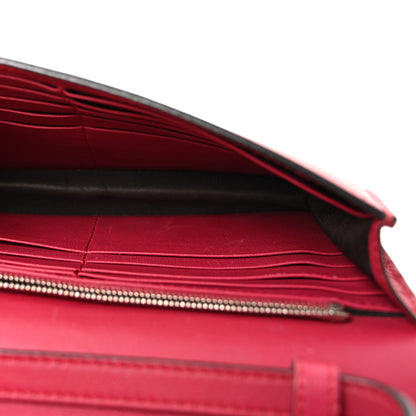 Gucci Calfskin Icon Wallet Dark Pink 5 of 9