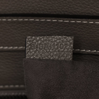 Celine Drummed Calfskin Mini Luggage Souris 7 of 17