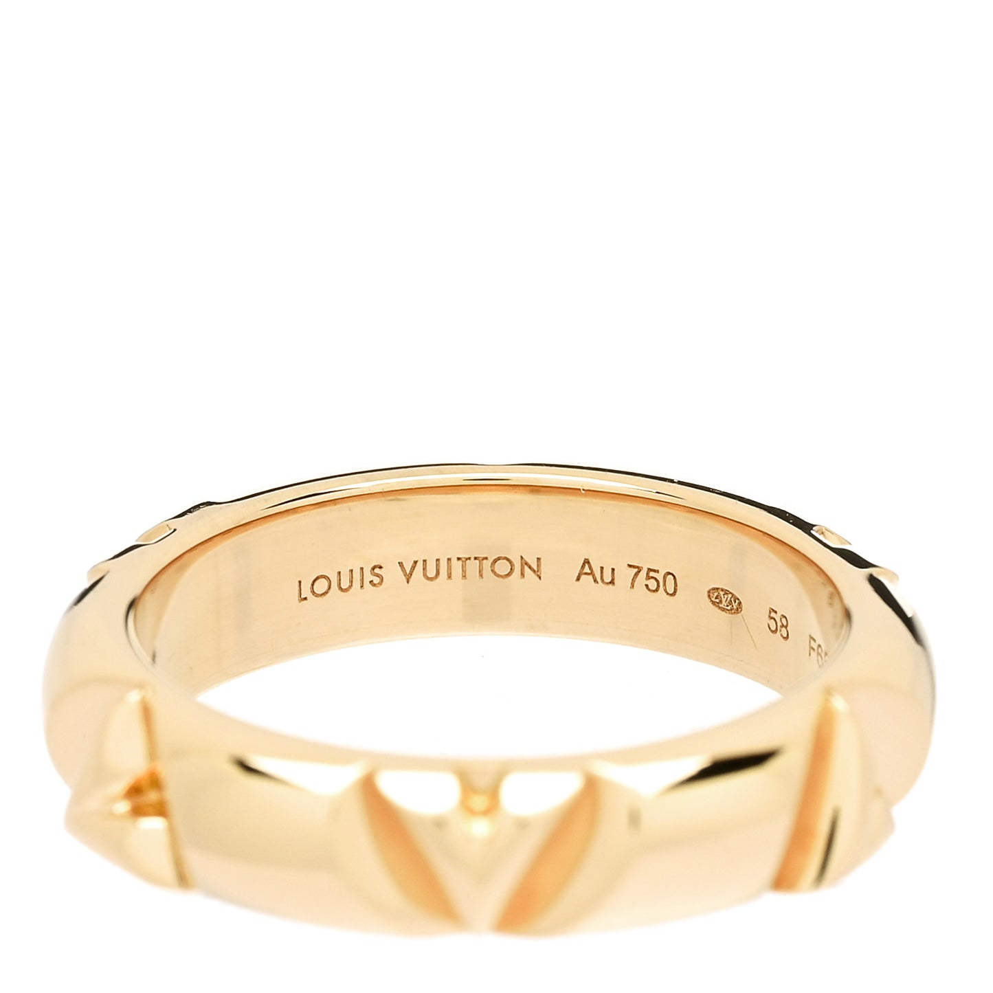 18K Yellow Gold 5mm LV Volt Multi Ring 58 8.5