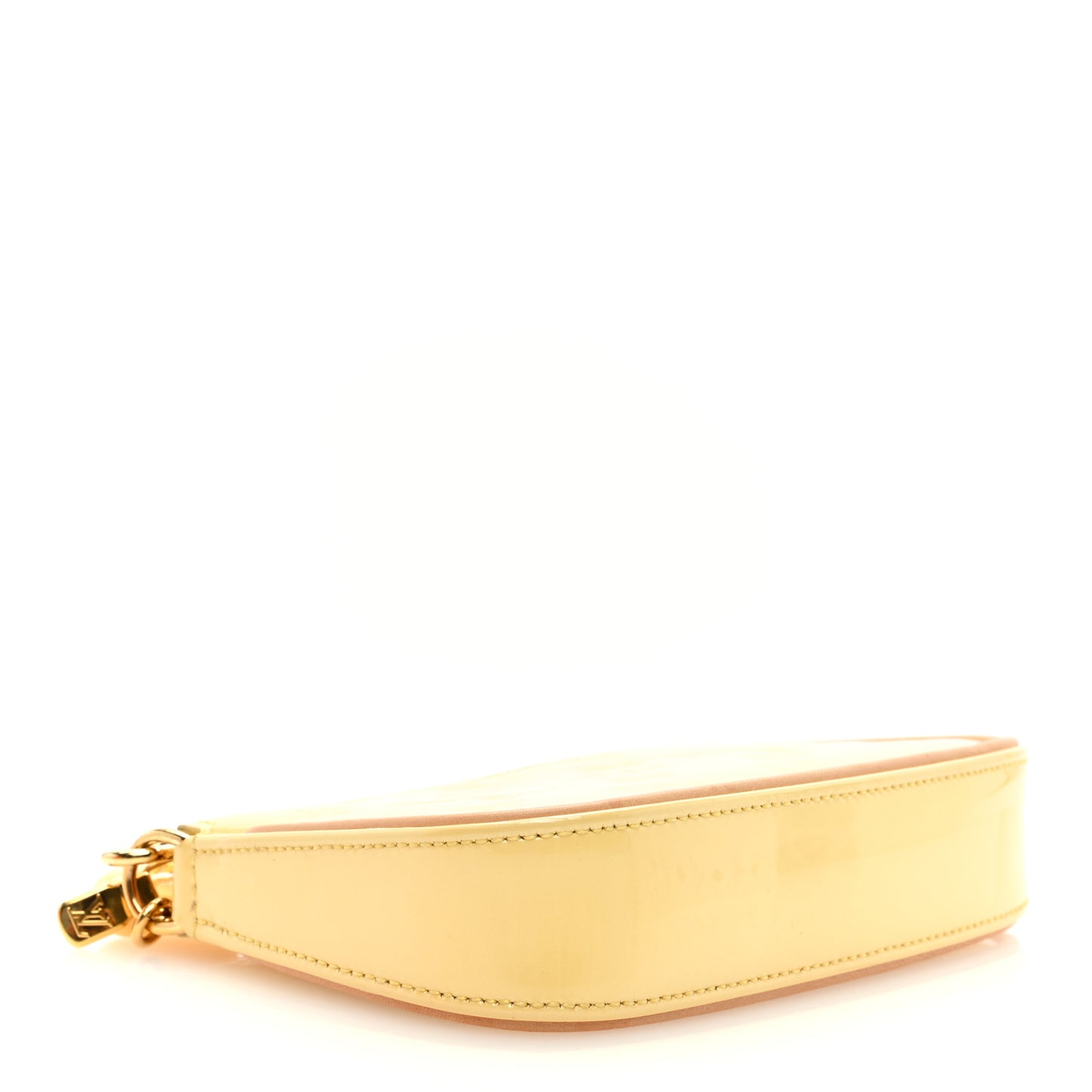 Metallic Vernis Valentine Mini Pochette Accessories Banana Fizz