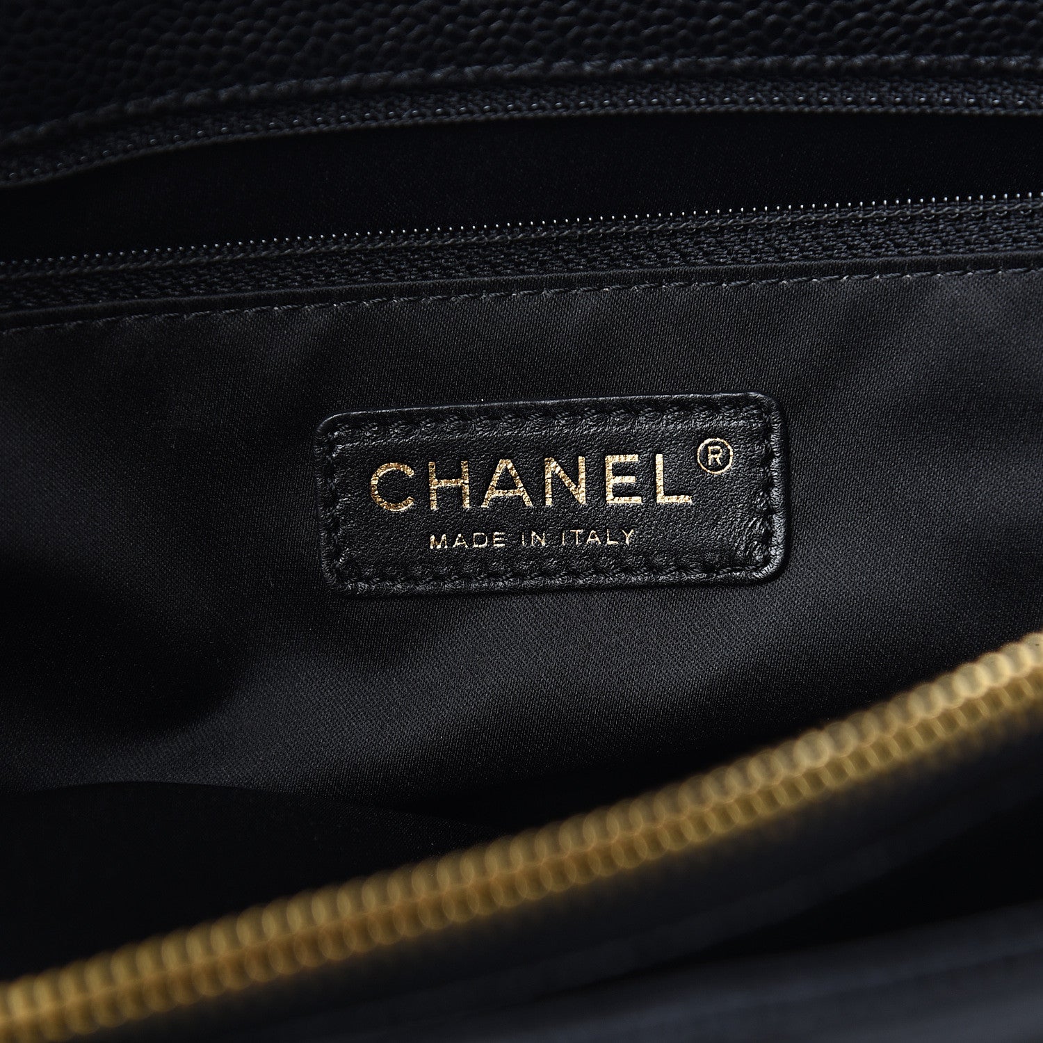 Chanel Caviar Quilted Grand Shopping Tote GST Black 5 of 10