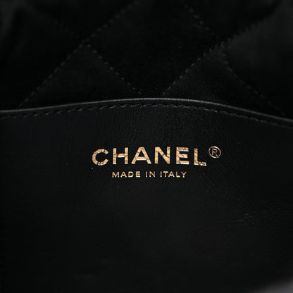 Chanel Shiny Calfskin Quilted Mini Chanel 22 Black 6 of 11
