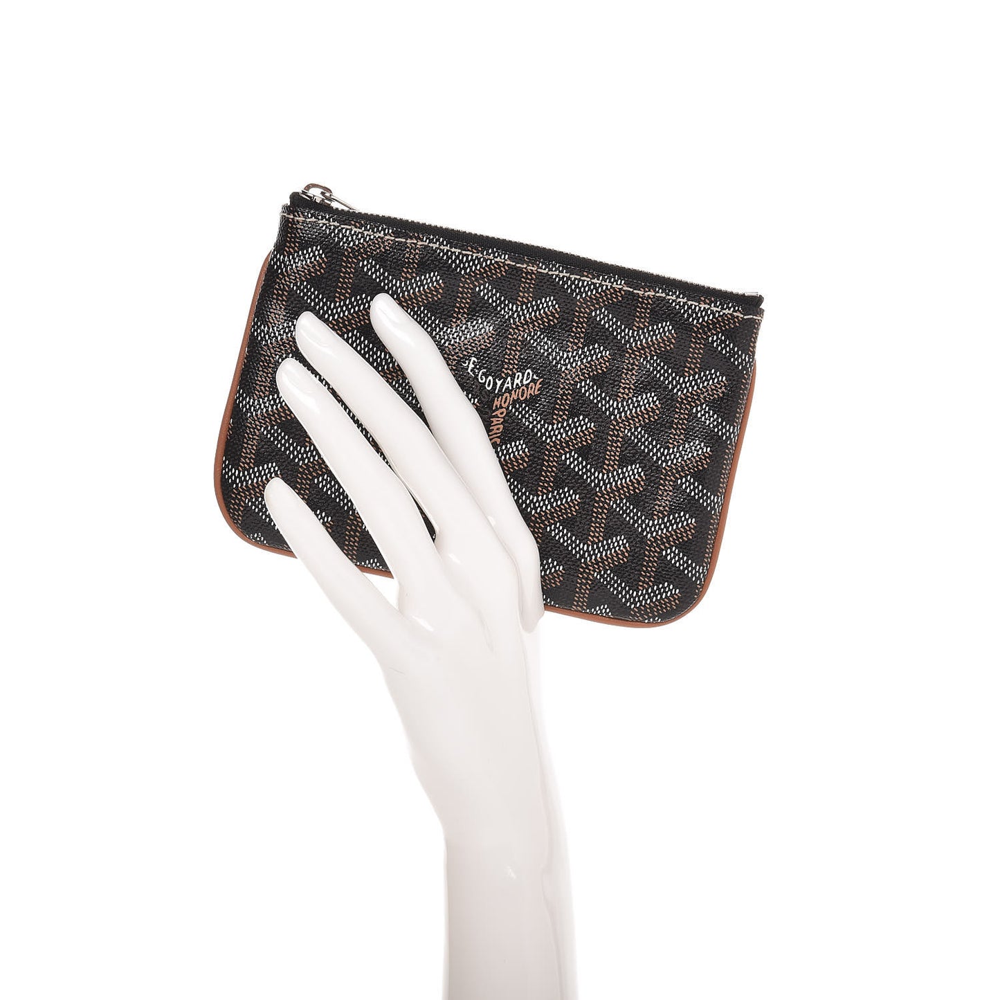 Goyardine Mini Senat Pochette Black Gold