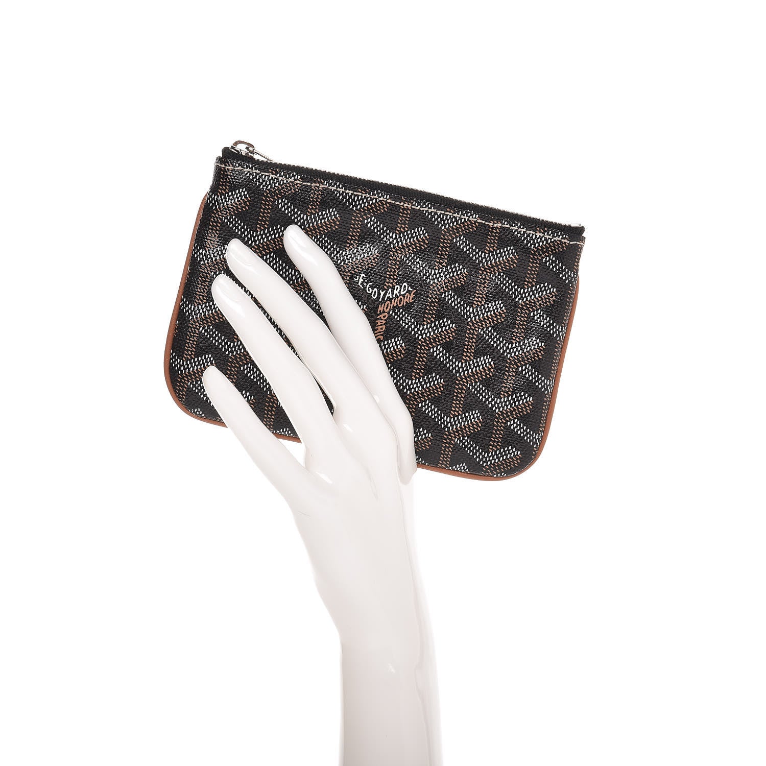 Goyard Goyardine Mini Senat Pochette Black Gold 2 of 6