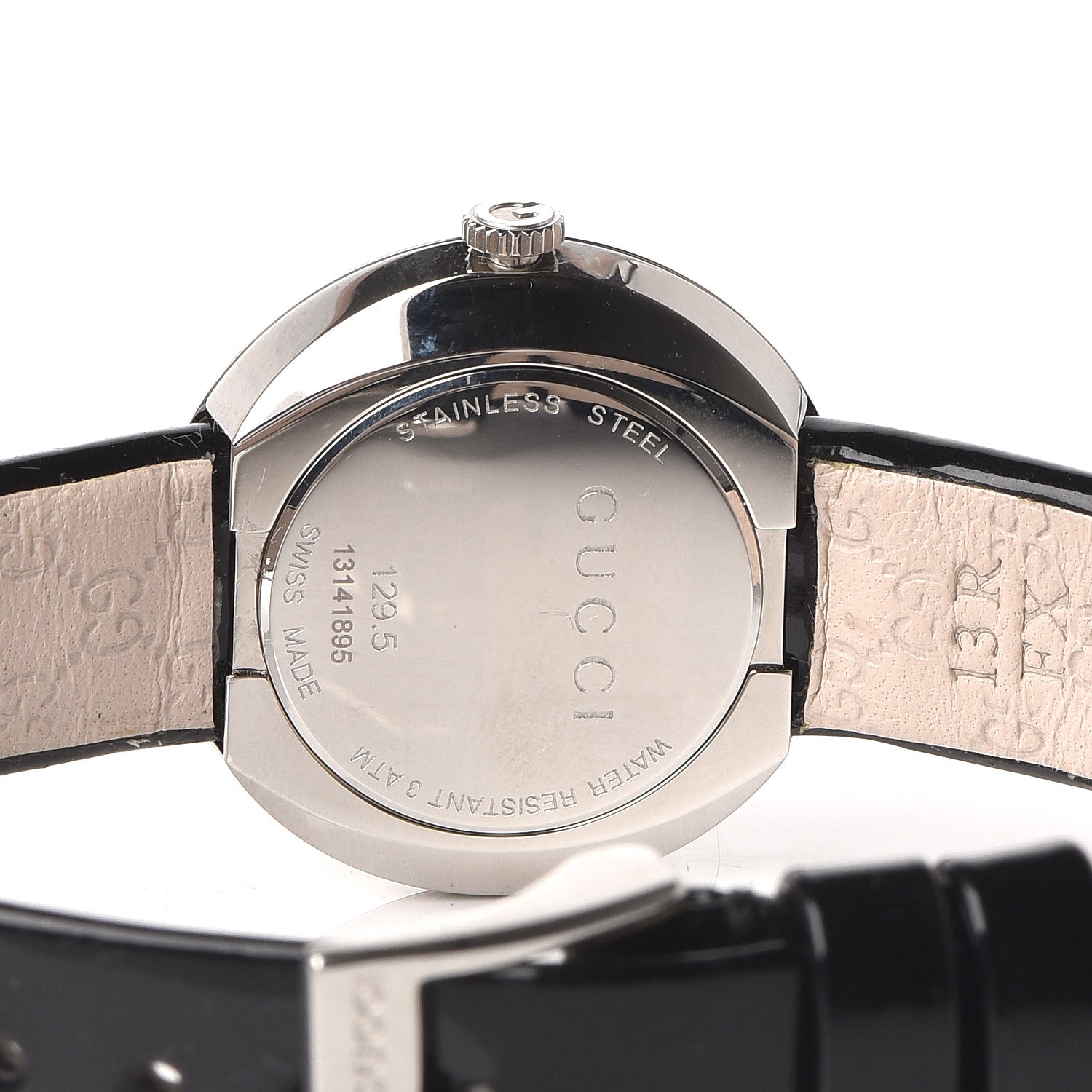 Gucci Stainless Steel Calfskin 27mm U-Play Quartz Watch Grey 5 of 7