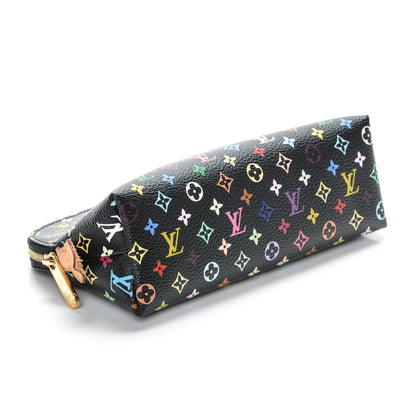 Louis Vuitton Monogram Multicolor Cosmetic Pouch Black Grenade 4 of 7