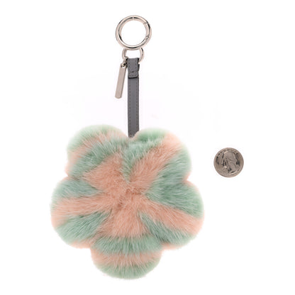 Fendi Mink Fur Vitello Dolce Pequin Flowerland Bag Charm Nausica Medea 2 of 4
